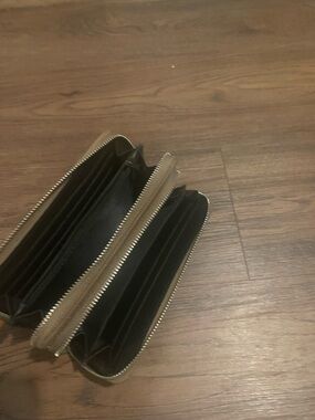 Neutral Beige Zip-Around Women's Wallet
